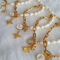 PULSERA PERLA INICIAL