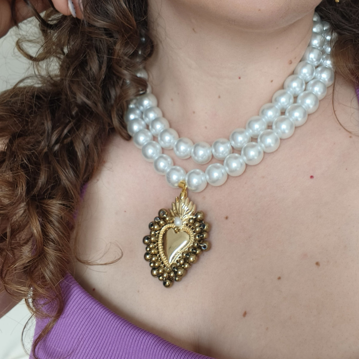 COLLAR PERLA SAGRADO
