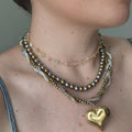 COLLAR CORAZON ACERO